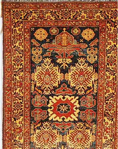 KAZAK NEU GEKNüPFT, 205 X 115CM, WOLLE AUF WOLLE