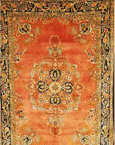 SAROGH,PERSIEN CA.225 X 150 CM. FLOR WOLLE.