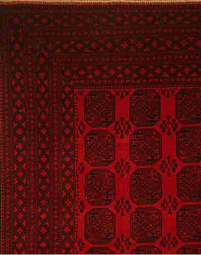 DOLATABAD,AFGHANISTAN CA.338 X 247 CM. WOLLE AUF WOLLE.