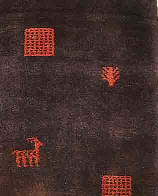 GABBEH,PERSIEN CA.122 X 85 CM. WOLLE AUF WOLLE