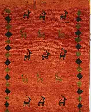 GABBEH,PERSIEN CA.144 X 84 CM. WOLLE AUF WOLLE