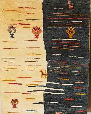 GABBEH,PERSIEN CA.160 X 96 CM. WOLLE AUF WOLLE