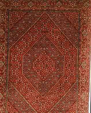 BIDJAR,PERSIEN CA.235 X 170 CM. FLOR WOLLE.