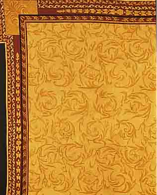 AUBUSSON STIL CA.287 X 230 CM. AUFWENDIGE HANDARBEIT.