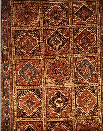 YALAMEH,PERSIEN CA.317 X 217 CM. WOLLE AUF WOLLE.
