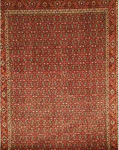 BIDJAR,PERSIEN CA.308 X 200 CM. FLOR WOLLE.