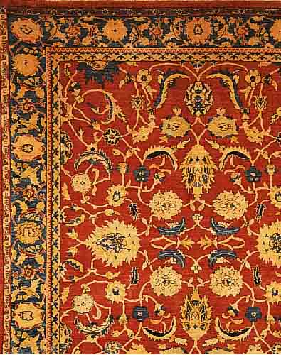 SIGLAR,AFGHANISTAN CA.284 X 241 CM. FLOR WOLLE PFLANZENFARBE.
