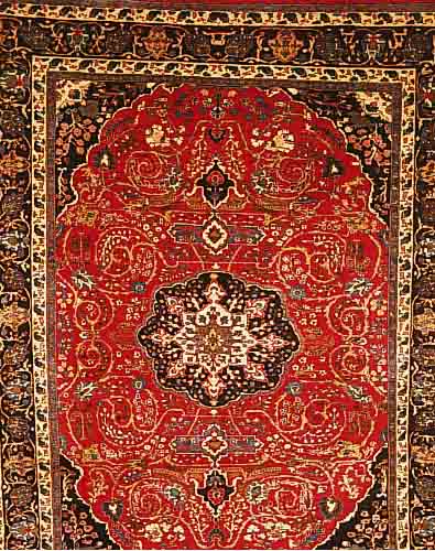 MESCHED,PERSIEN CA.280 X 215 CM. FLOR WOLLE.