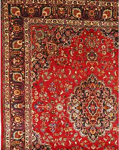 MESCHED,PERSIEN CA.304 X 288 CM. FLOR WOLLE