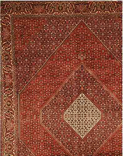 BIDJAR,PERSIEN CA.352 X 250 CM. FLOR WOLLE.