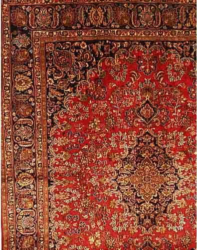 MESCHED,PERSIEN CA.370 X 290 CM. FLOR WOLLE