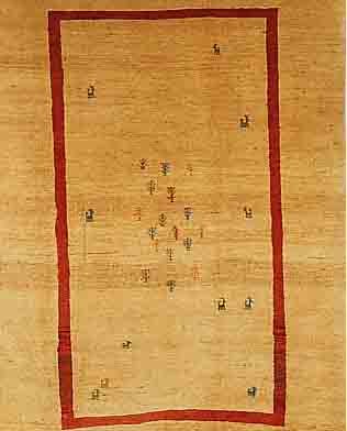 GABBEH,PERSIEN CA.257 X 177 CM. WOLLE AUF WOLLE