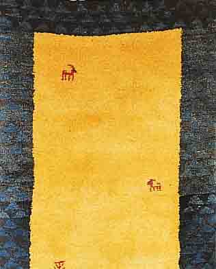 GABBEH,PERSIEN CA.112 X 78 CM. WOLLE AUF WOLLE