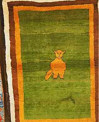 GABBEH,PERSIEN CA.163 X 120 CM. WOLLE AUF WOLLE