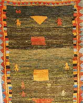 GABBEH,PERSIEN CA.175 X 122 CM. WOLLE AUF WOLLE