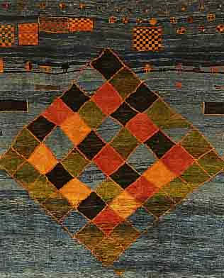 GABBEH,PERSIEN CA.273 X 269 CM. WOLLE AUF WOLLE