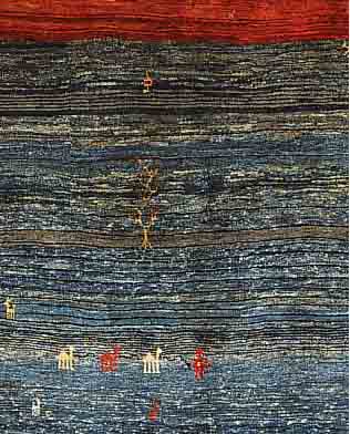 GABBEH,PERSIEN CA.211 X 208 CM. WOLLE AUF WOLLE