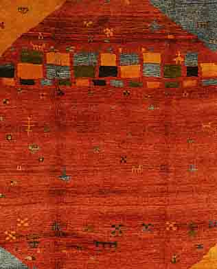 GABBEH,PERSIEN 290 X 270 CM. WOLLE AUF WOLLE