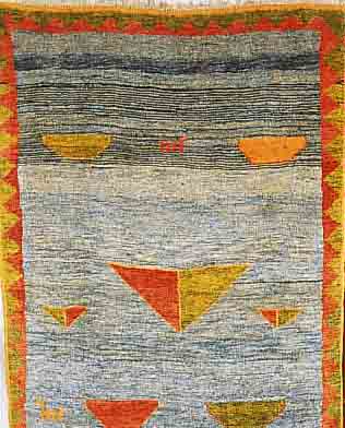 GABBEH,PERSIEN CA.190 X 122 CM. WOLLE AUF WOLLE
