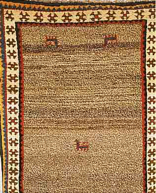 GABBEH,PERSIEN CA.185 X 110 CM. WOLLE AUF WOLLE