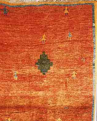 GABBEH,PERSIEN CA.170 X 126 CM. WOLLE AUF WOLLE
