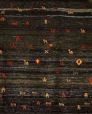 GABBEH,PERSIEN CA.211 X 200 CM. WOLLE AUF WOLLE