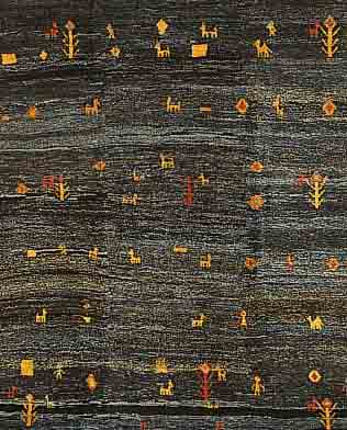 GABBEH,PERSIEN CA.293 X 230 CM. WOLLE AUF WOLLE