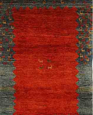 GABBEH,PERSIEN CA.290 X 202 CM. WOLLE AUF WOLLE