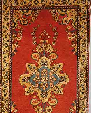 SAROGH,PERSIEN CA 119 X 87 CM. FLOR WOLLE.