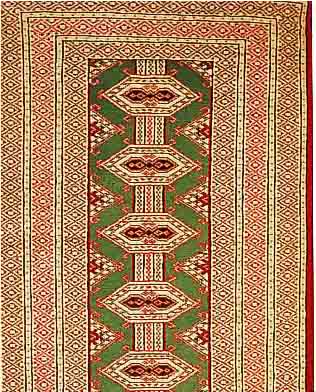 TORKMAN,PERSIEN CA 92 X 64 CM. WOLLE AUF WOLLE.