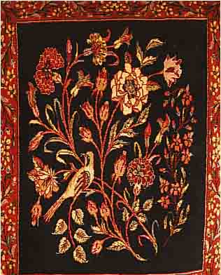 GHOM,PERSIEN CA 90 X 70 CM. FLOR WOLLE.