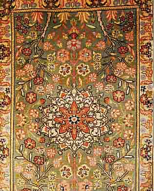 SAROGH,PERSIEN CA 107 X 71 CM. FLOR WOLLE.