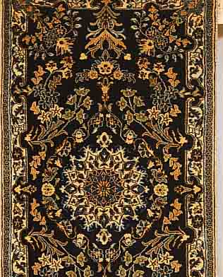 NAIN,PERSIEN CA 134 X 70 CM. FLOR WOLLE MIT SEIDE.