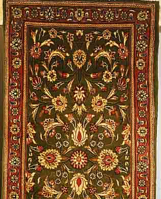 SAROGH,PERSIEN CA 237 X 69 CM. FLOR WOLLE.