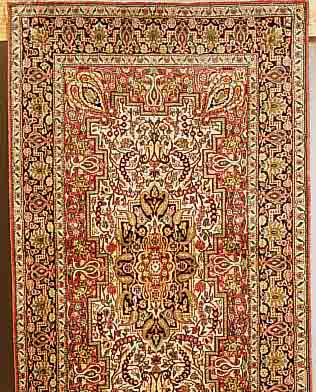 KASCHMIR SEIDE,INDIEN.CA 161 X 92 CM. FLOR REINE NATURSEIDE.