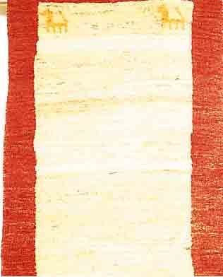 GAGABBEH, PERSIEN, 287 X 83CM, EHZ 1-2 WOLLE AUF WOLLE, CA.5 JAHRE
