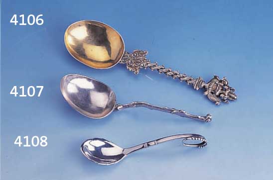ZUCKEZUCKERLÖFFEL, GEORG JENSEN, DÄNEMARK, DAT. 1929, 830ER SILBER, TREIBARBEIT, NUMER. 41, L. CA. 12 CM, SAMMELW., IN DER LIT. ABGEBILDET J. ...