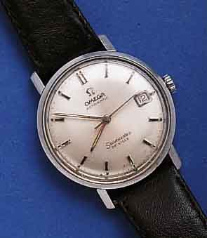 OMEGA HOMEGA HERRENARMBANDUHR SEAMASTER DE VILLE, SCHWEIZ UM 1965, EDELST., EINSCHALENAUSF., GET. A-WELLE, BEI FERTIGST. WASSERGESCH., VERS. ...