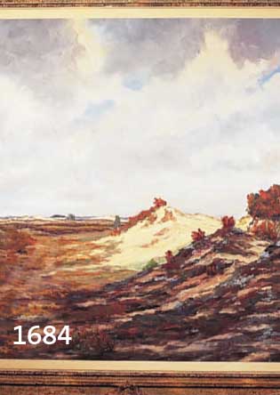 GORSEGORSEN, G. O. Ä., WOHL BELGIEN, 1. HÄLFTE 20. JH., WEITE DÜNENLANDSCHAFT MIT HEIDEKRAUT UNTER SOMMERLICHEM HIMMEL, ÖL/LWD., SIGN., CA. ...