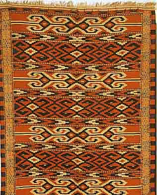 KELIM,BIDJAR,PERSIEN CA 192 X 115 CM. EHZ 2.CA 60 JAHRE