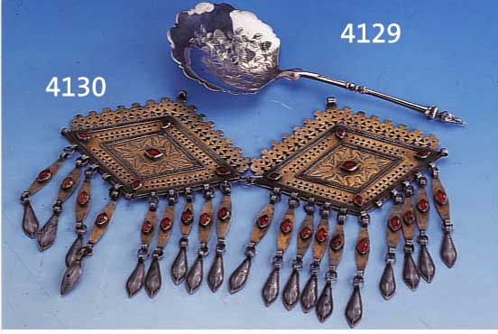 HEBER, FRANKREICH UM 1900, 950ER SILBER, MEISTERMARKE SCHLOSSER PARIS, FLORAL GRAVIERT, L. CA. 23 CM