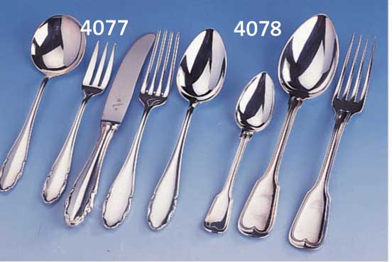 WMF-BESWMF-BESTECK FÜR 6 PERSONEN, DEUTSCH 30ER JAHRE, BAROCKSTIL, 90ER SILBERAUFLAGE, BEST. AUS: 6 MENUEGABELN, 6 MENUEMESSER, 6 MENUELÖFFEL, ...