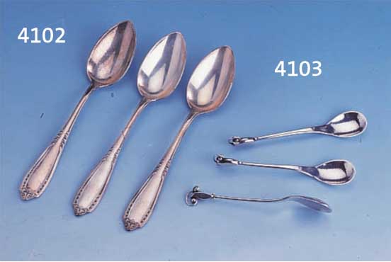 6 K6 KAFFEELÖFFEL, BRESLAU, JULIS LEMOR UM 1900, MEISTERMARKE JAL IM OVAL, 800ER SILBER, KLASSIZISTISCHER DEKOR, SAMMELWÜRDIG