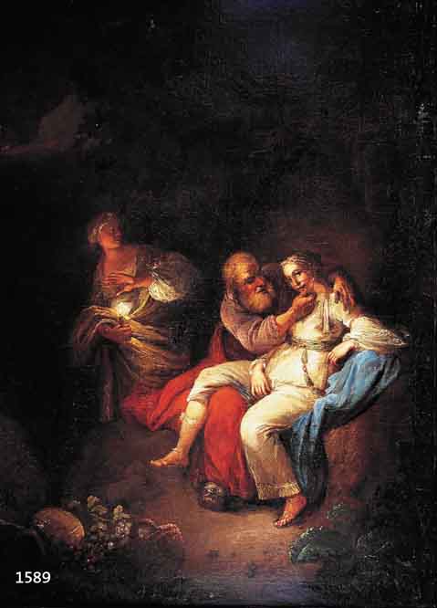BOL, FERDINAND, 1616-1680, BEDEUTENDER REMBRANDT-SCHÜLER, VERTRETEN IN ALLEN WICH- TIGEN MUSEEN DER WELT, HIER: LOTH UND SEINE TÖCHTER, IM ...
