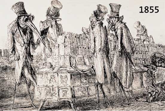 WEBER, A. PAUL, 1893-1980, HIER: BEIM BOU- QUINISTEN, LITHOGRAPHIE, RE. U. HANDSIGNIERT, CA. 35,5 X 49,5 CM
