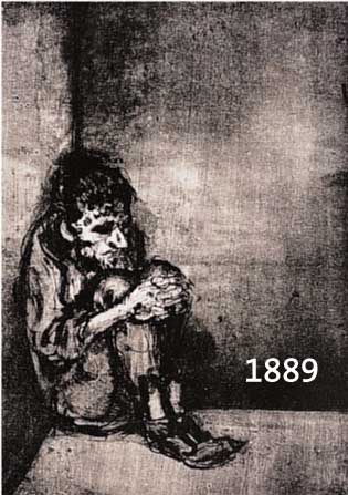WEBER, A. PAUL, 1893-1980, DER GEFANGENE, LITHOGRAPHIE, HANDSIGNIERT, CA. 37 X 30,5 CM