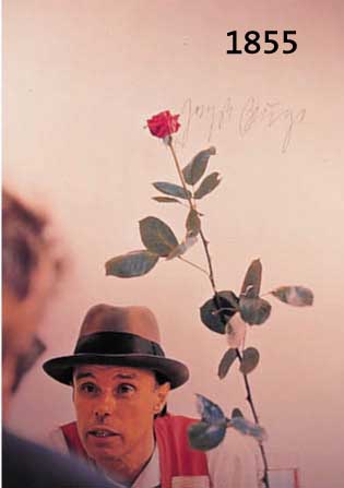 BEUYS, JOSEPH, 1921-1986, ROSE FÜR DIREKTE DEMOKRATIE, FARBOFFSET, HANDSIGNIERT, CA. 80 X 55,5 CM