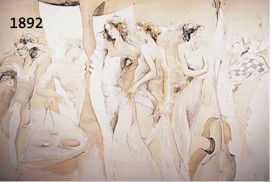 GÖRG, JÜRGEN, BLIND DATE, FARBAQUATINTA- RADIERUNG, HANDSIGNIERT, NUM. E.A. XIX/XXX, CA. 70 X 100 CM