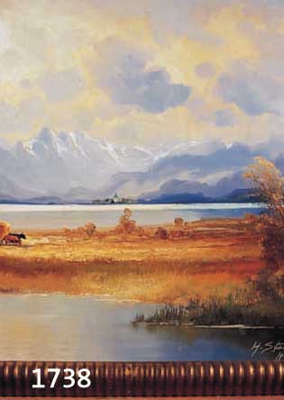 STADESTADELHOFER, HELMUT, 1914 KONSTANZ-1979 VERONA, HERBSTLANDSCHAFT AM CHIEMSEE, ÖL/MALKARTON, RE. U. SIGN. UND BEZ.: MÜNCHEN, CA. 48 X 58 ...