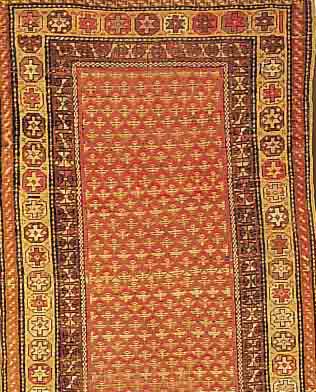KAKARABAGH, RUSSLAND, 231 X 102CM, EHZ 4 WOLLE AUF WOLLE, UM 1920